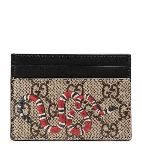 cartera gucci snake|gucci kingsnake card holders.